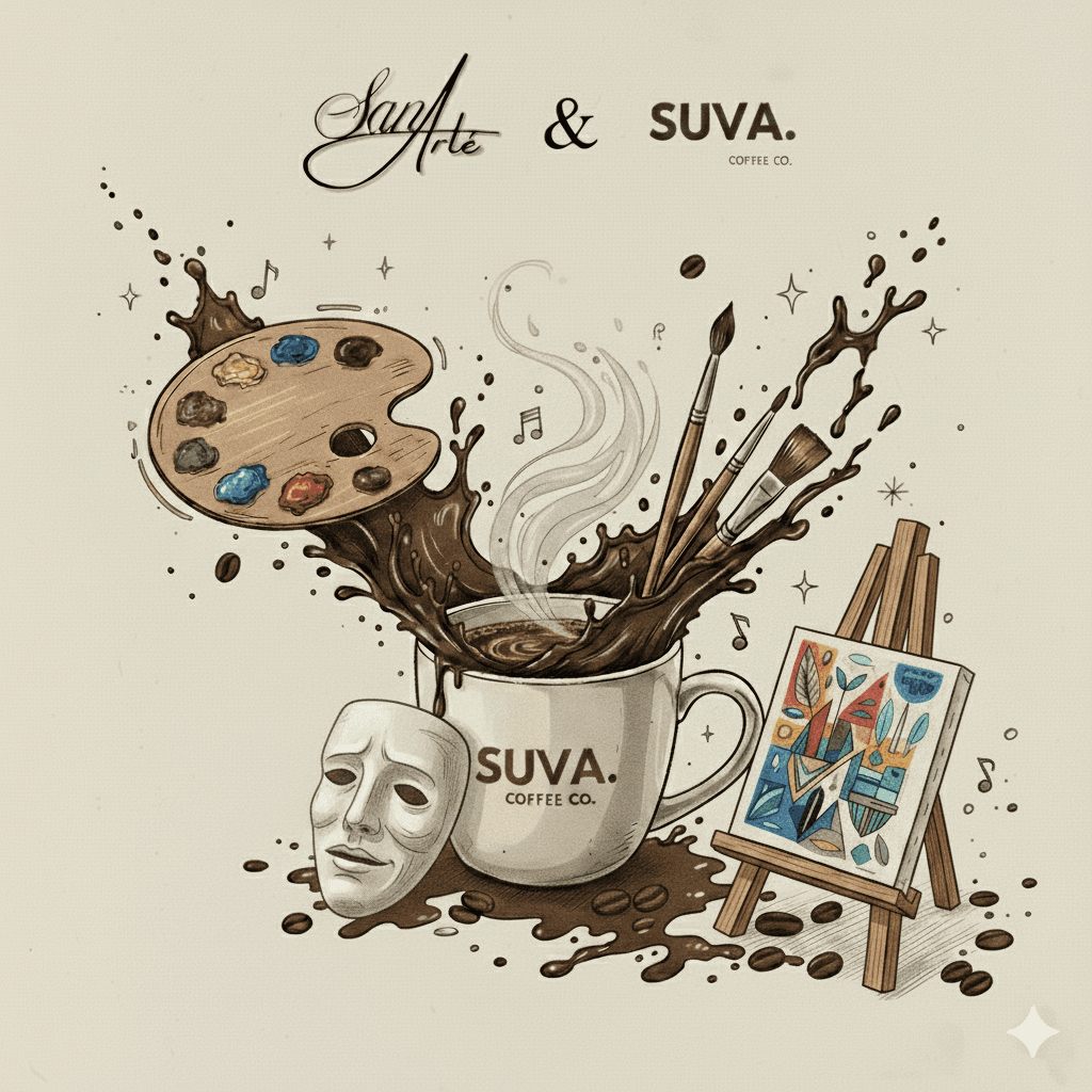 SanArtè x Suva Coffee Afiş