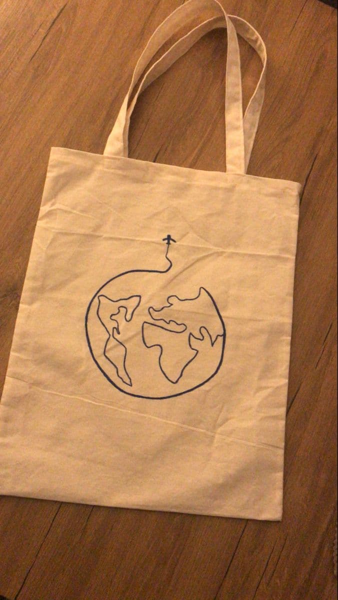 Bez Çanta Boyama Örneği