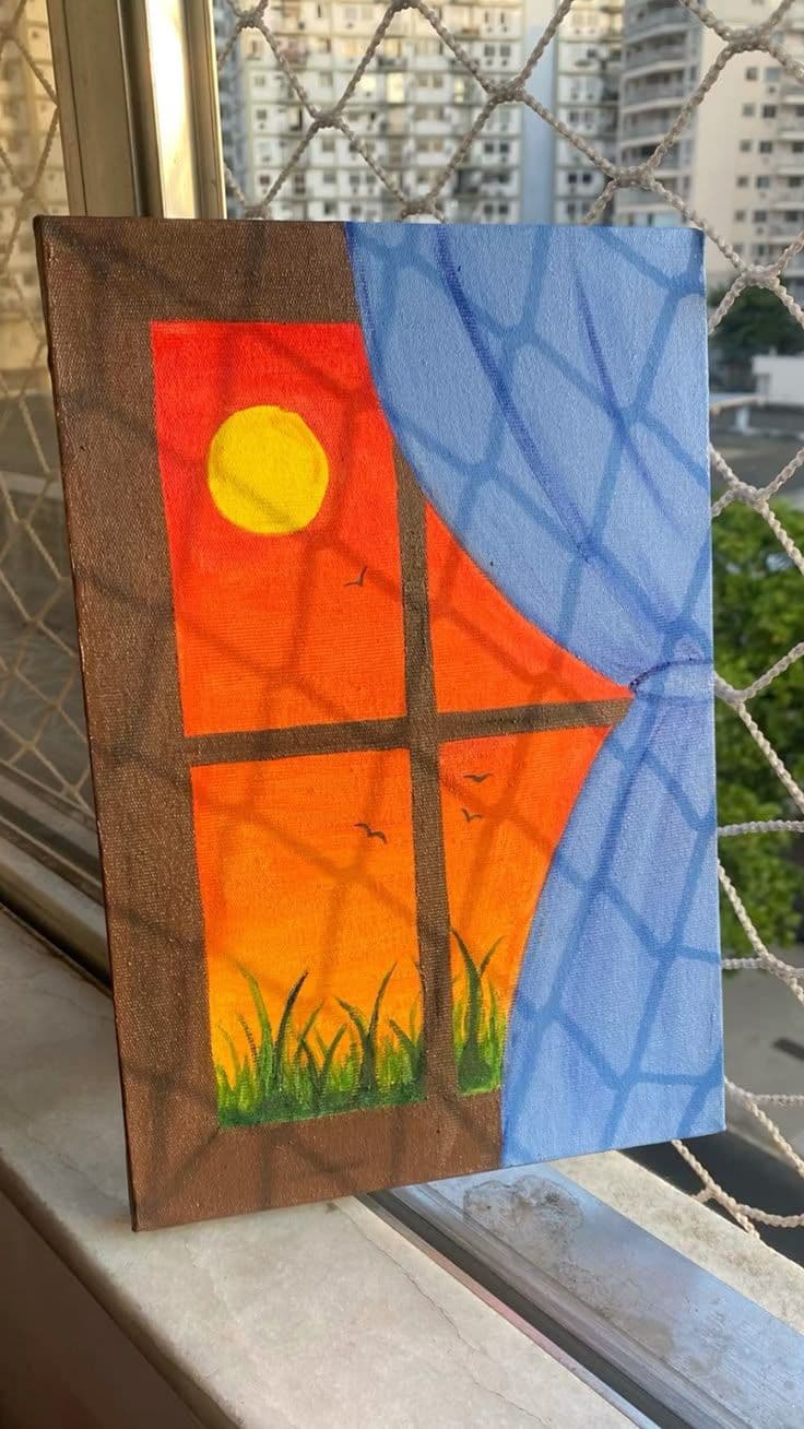 Tuval Boyama Örneği