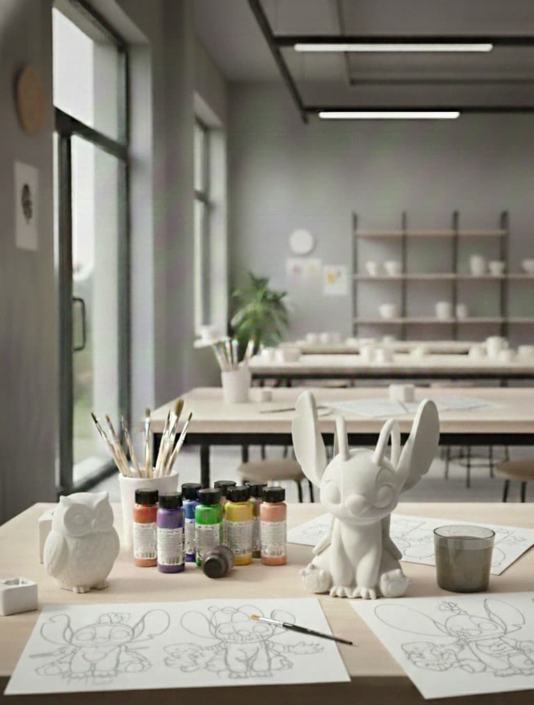 3D Figür Boyama Örneği