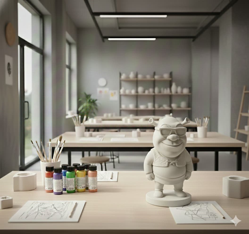 3D Figür Boyama Örneği