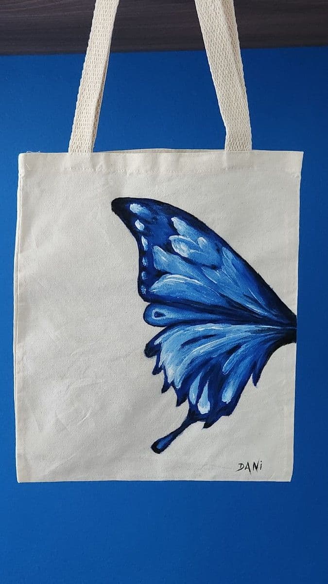 Bez Çanta Boyama Örneği